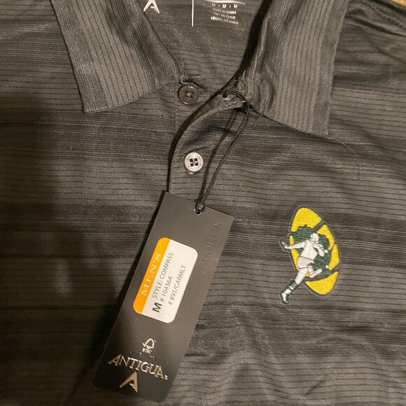 Green Bay Packers Cutter and Buck Throwback Logo Polo - Picture 4 of 4